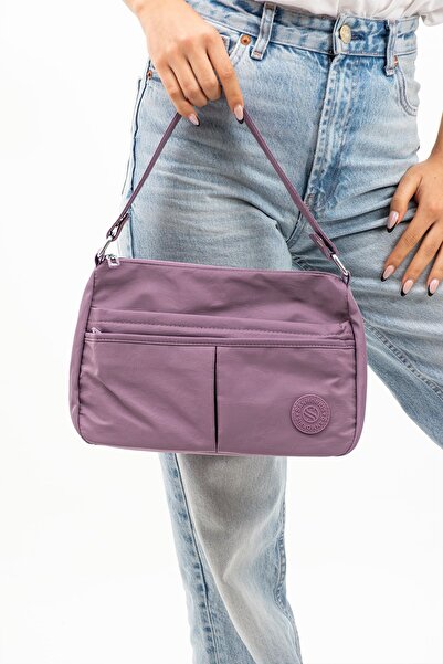 Sanmorris Geantă pentru femei bretea crossbody cu 5 compartimente, rezistentă...