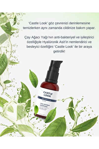 Castle Look Makyaj Temizleme Ve Göz Çevresi Şampuanı 50 ml