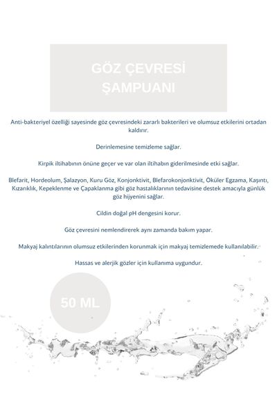 Castle Look Makyaj Temizleme Ve Göz Çevresi Şampuanı 50 ml