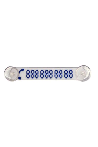 YeniDünyaOto Vehicle Parking Telephone Number Wire Number Indicator Number White-blue Ydnmr016