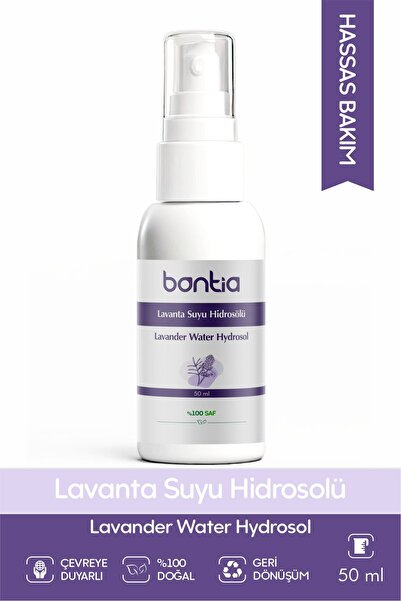 Bontia Lavanta Suyu Hidrosölü Nemlendirici Saf Doğal Distilasyon