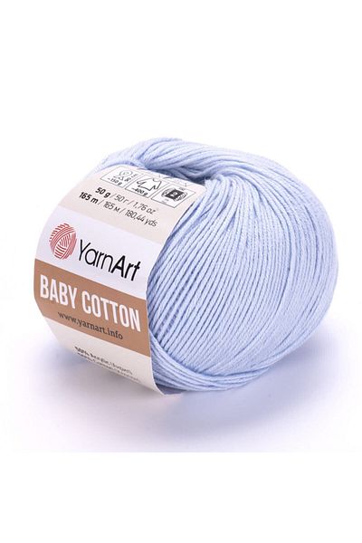 Yarnart Baby Cotton - Baby Hand Knitting νήμα Baby Blue-450