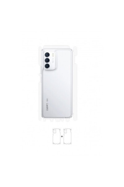 Wrapsol Infinix Zero 5G Arka Yan Koruyucu Darbe Emici Poliüretan Film Amerika...