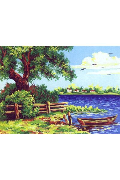 collection d'art 30x40 Cm Baskılı Goblen 10196 Ipliksiz Ve Işlenecek Ürün