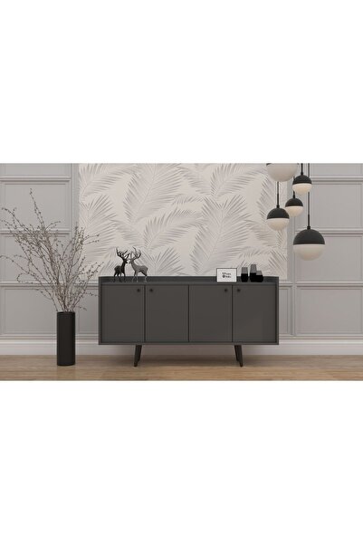 VertexMobilya Mia Konsol 150 Cm Antrasit