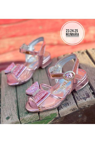 Surpie Shoes Pantofi pentru copii cu toc cu fundă