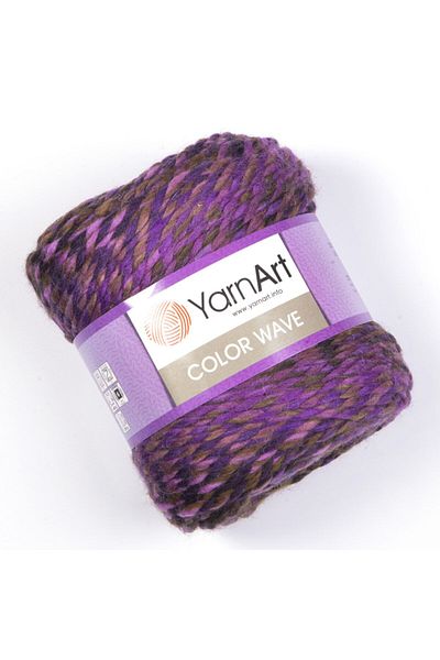 Yarnart Color Wave - Μαρμάρινο Χειροποίητο Νήμα Πλεξίματος Ebruli-111