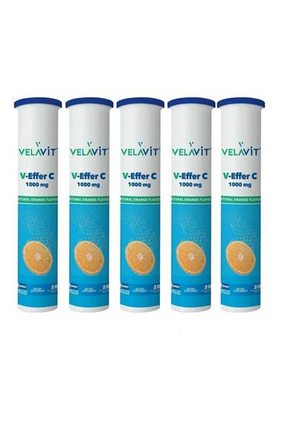 Velavit V-Effer C 1000 Mg |   Advantageous Package with 5 Boxes