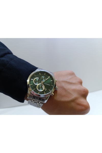 Chaperone Gümüş Renk Çelik Kordon Erkek Kol Saati