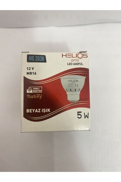 Helios HS 2036 ÇANAK AMPÜL İĞNE BACAK 5Watt 12Volt