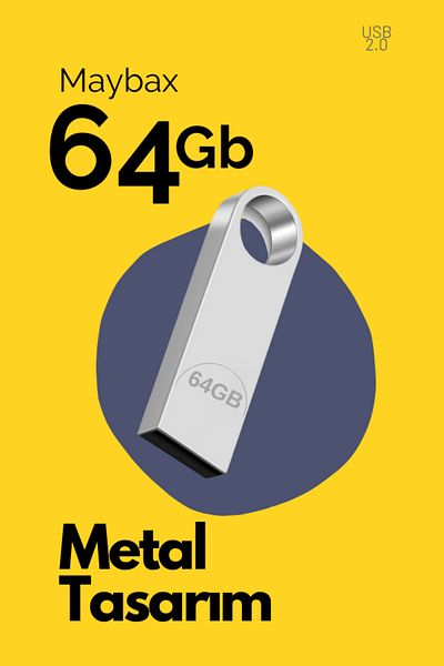 Maybax 64 GB Metal Flash Memory - USB Memory, Technology Chipset Data Traveler