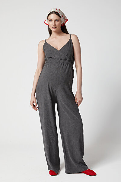 Style The Bump Kylie Kısa Kollu Anvelop Hamile Tulum