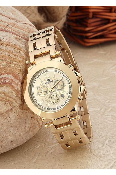 Vegans 2150 Women's Steel Cord Wristwatch with Calendar