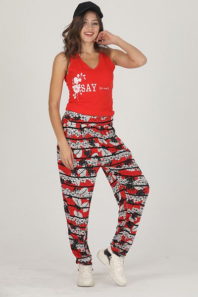 Jenny Daphne Lady Jenny Daphne - Comfortable Wear T-Shirt and Baggy Suit