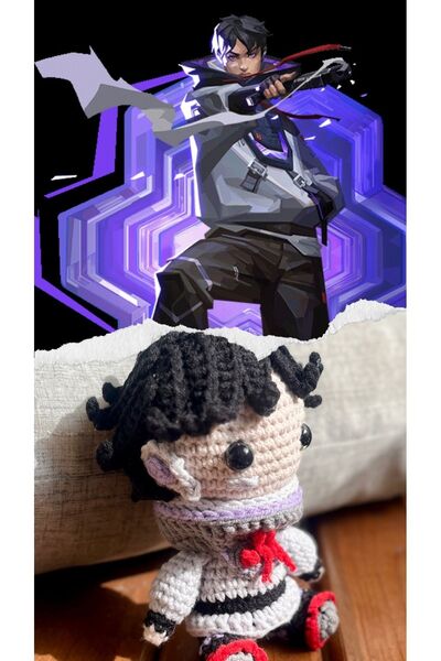 KayNal Valorant Ajanı Örgü Oyuncak Amigurumi