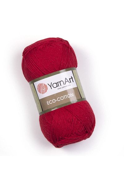 Yarnart Eco Cotton - Hand Knitting Thread Red-769