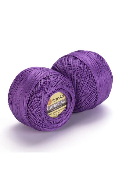 Yarnart Canarias - Mercerized Lace Νήμα Μωβ-6309