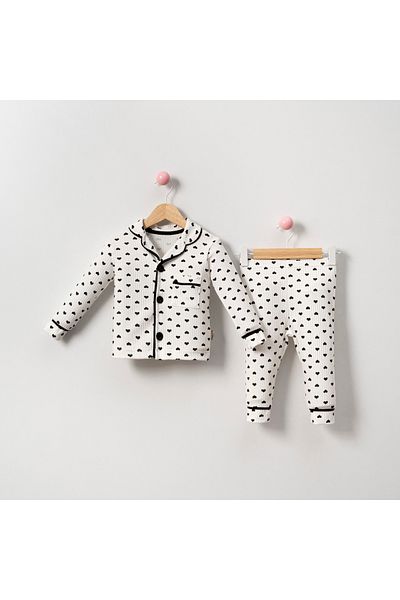 yukobaby bebeğiniz için en doğalı 2-Piece Cotton Nightgown Set for Baby Girl and Child - YK051