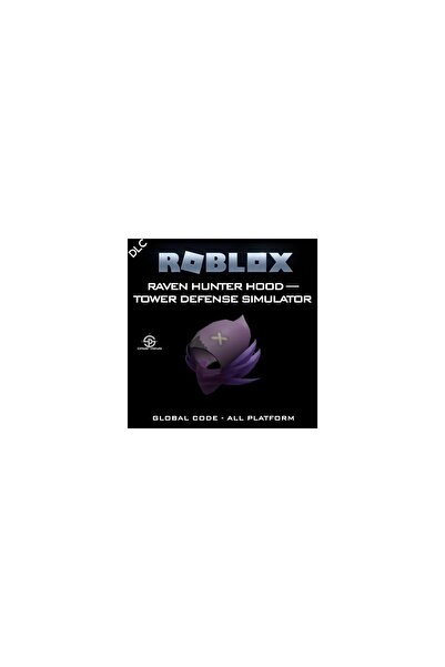 Roblox : Raven Hunter Hood ?tower Defense Simulator - Roblox Key