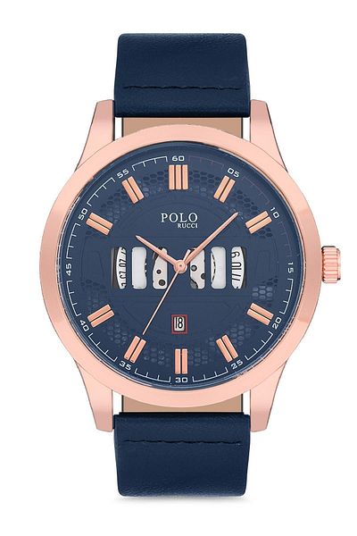 POLO Rucci 2234 Men's Calendar Strap Wristwatch