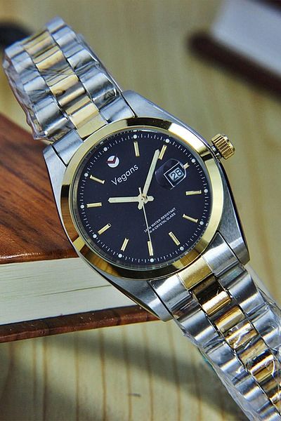 Vegans 3507 Women's Steel Cord Wrist Watch with Calendar