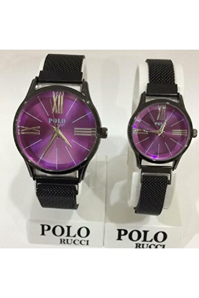 POLO Rucci 22080 Bay ve Hasırlı Kol Saati Seti