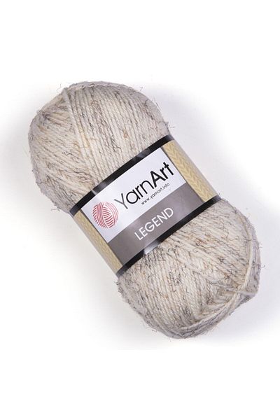 Yarnart Legend - Melted Hand Knitting Yarn Melted Light Cream-8800
