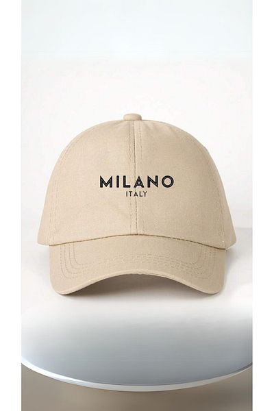 GYES Milano Italian Printed Unisex Sports Cap - 56-60 cm Adjustable Velcro