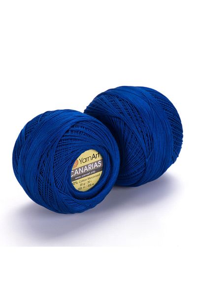Yarnart Canarias - Mercerized Lace Floss Saks Blue-4915