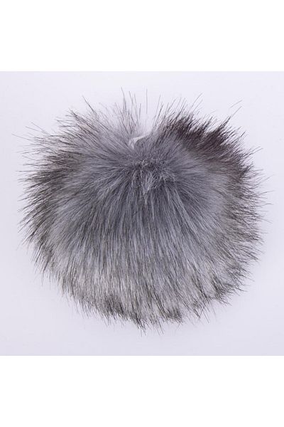 Yarnart Γούνινα πομπόν - Pompom Grey-53