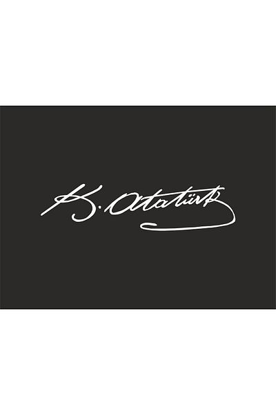 SEÇ K.atatürk Signature Sticker Vehicle Sticker