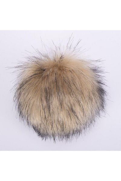 Yarnart Γούνινα πομπόν - Pompom Beige-52