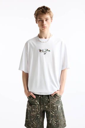 Pull Bear lemeli k sa kollu t shirt Fiyat Yorumlar Trendyol