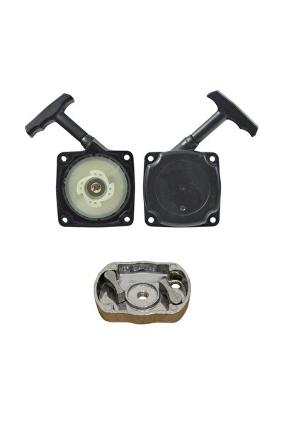 HİKON Motorlu Tırpan Easy Çift Yaylı Starter VE Marş Kovanı Dar Çift Tırnak SET