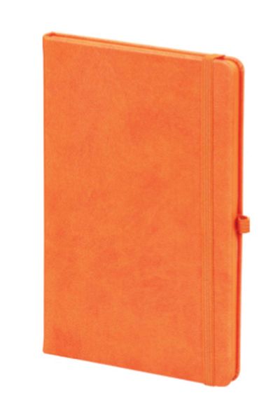 Kerem ofis Striped Thermo Leather Notebook - 15x21 Edge, Elastic Undated Agenda
