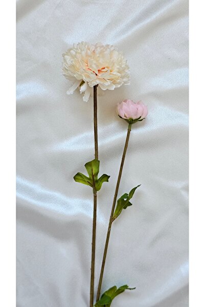 Omelas Yapay Krizantem Dal 63 Cm.  Krem