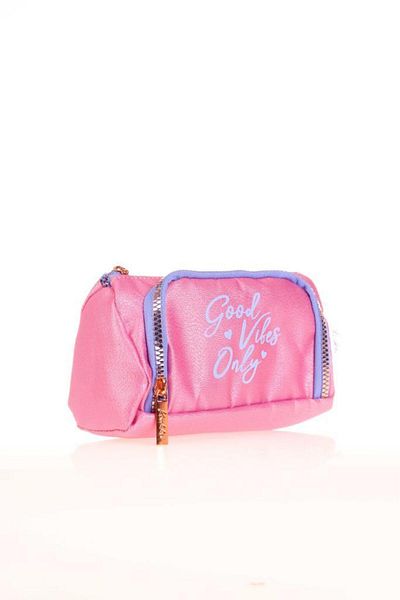 KAUKKO Τσάντα μολυβιού Pink Sparkle Plump - K2553