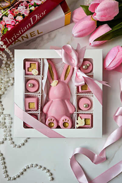 ksana choco Çilekli Belçika Çikolatası : Tavşan Künefe Dubai ve 8 Küçük Dolgu...