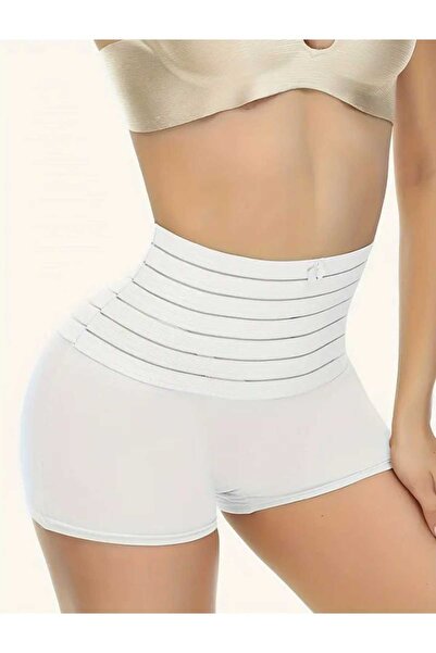 PATRON High Waist Recovery Combed Cotton Shorts Corset - Firming Elastane