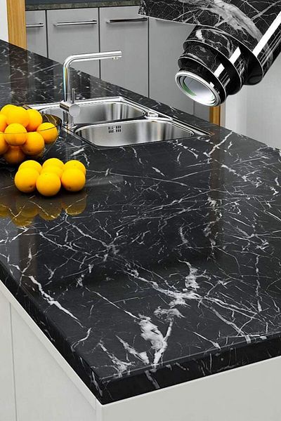 Evene 5 Meters Marble Pattern Adhesive Coating - For Kitchen, Bathroom, Countertop, Wall and Table