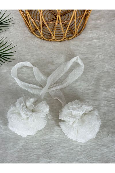 Pastelya Pompom Accessory - Polka Dot Mosquito Net
