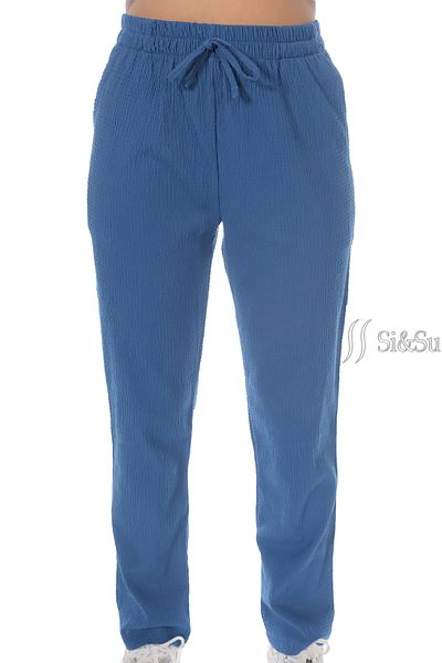 Si&Su Relaxed Fit - Pocketed and Laced Elastic Waist Trousers