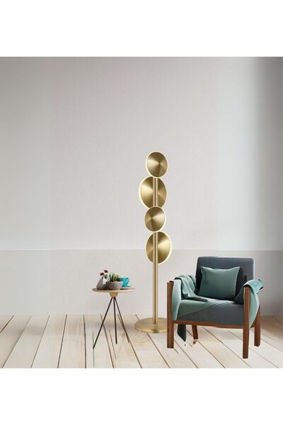 RONİSU AYDINLATMA Astra Disk Lambader Led Ayaklı Lambader