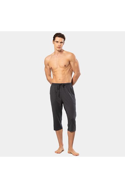 Cacharel Anthracite Capri Single Bottom 2233 - Modal Fabric