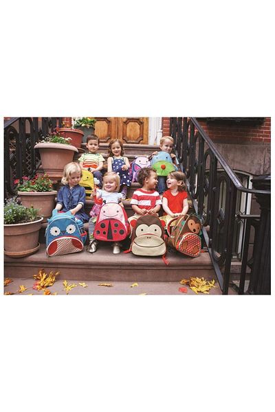 Skip Hop Zoo Kids Cat Patterned Backpack