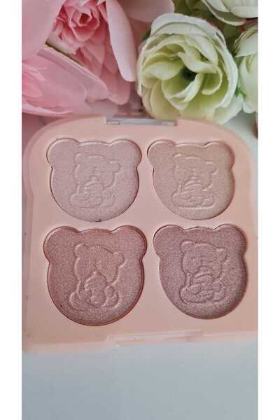 MareShe Ayıcıklı Paletli Işıltılı Göz Farı 4 lü No:03