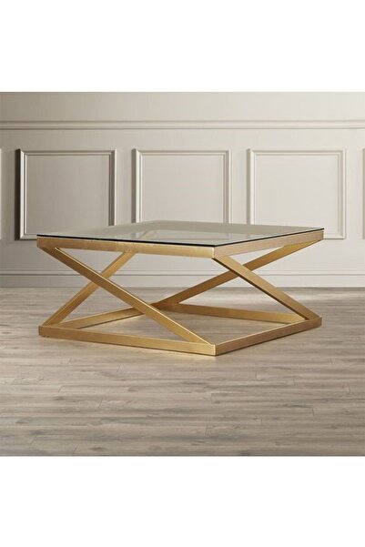 Hitit Dekorasyon Alida Gold Orta Sehpa