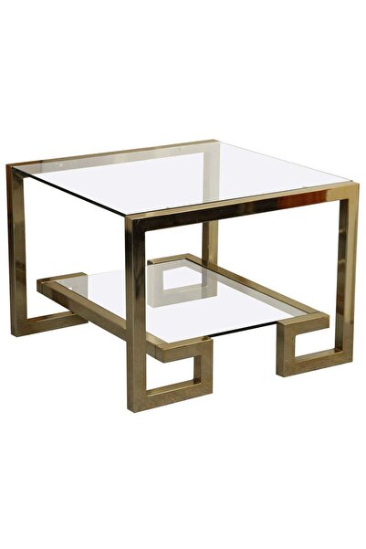 Hitit Dekorasyon Labarna Gold Yan Sehpa