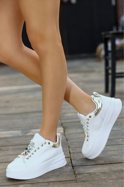 LEYDİ SHOES ROZA BEYAZ SPOR