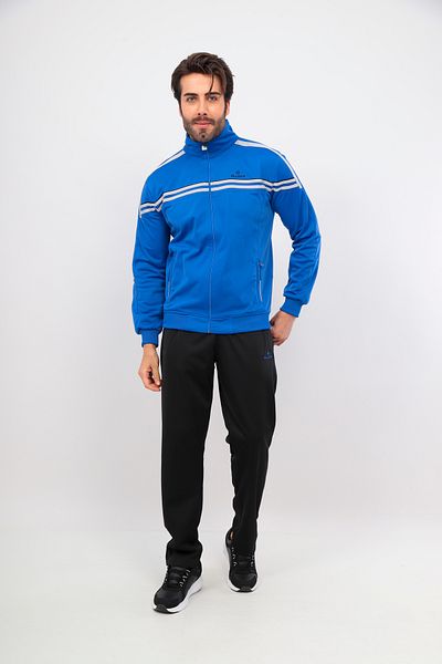 FORE SPORT Син мъжки анцуг Rashell - на райета